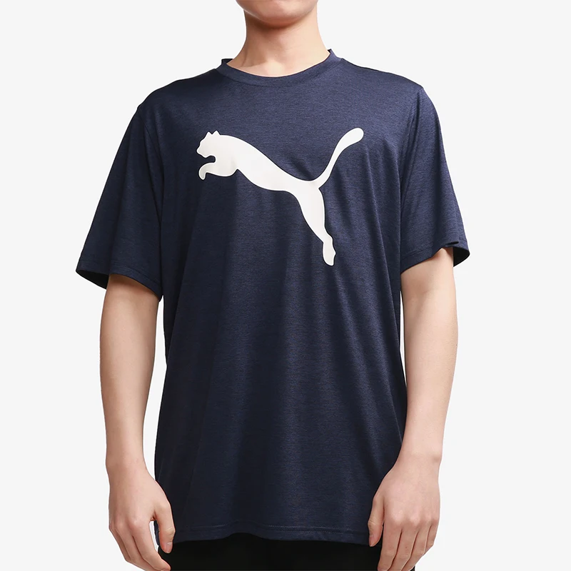 PUMA حقيقية الموسم الحالي الجديد الرجال الرياضة جولة الرقبة المألوف عارضة قصيرة الأكمام تي شيرت 520139-06