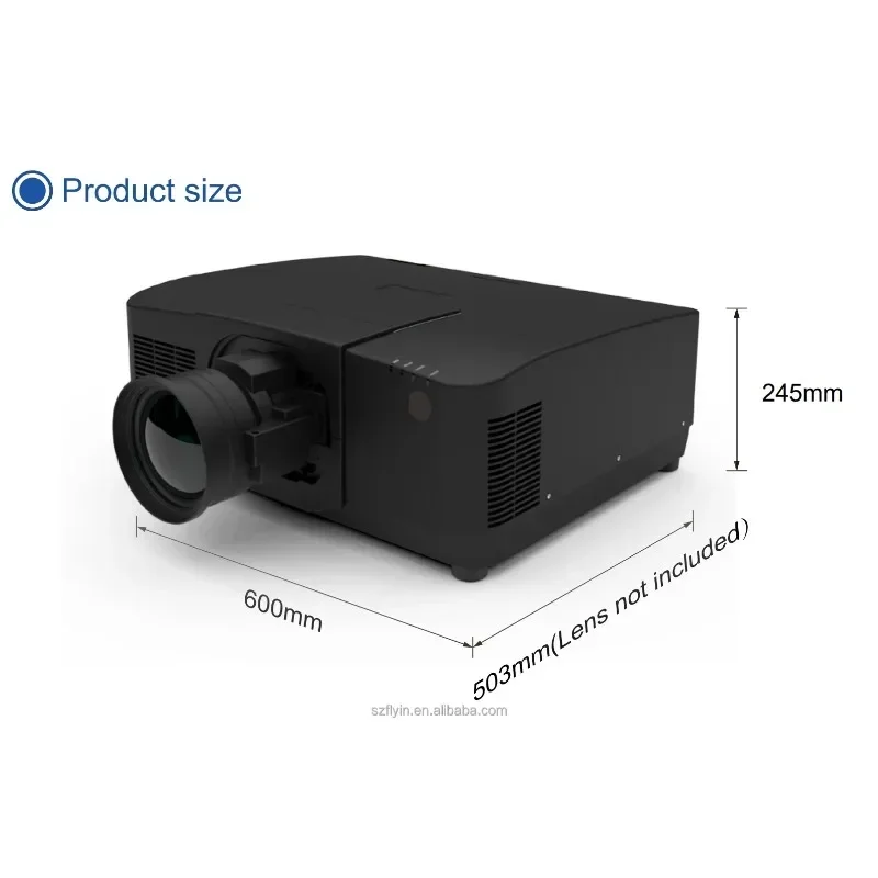 EL-G36KU 4K Laser Telephoto Projector Ultra-Clear Low Noise High Brightness 3D LCD US Clearly Visible Day Wall