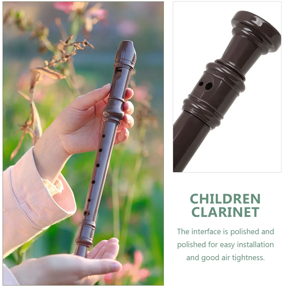 

1 set 1 Set Of Kids Educational Clarinet Practical Student Flute Durable Music Instrument For Children Beginners Classroom Use
