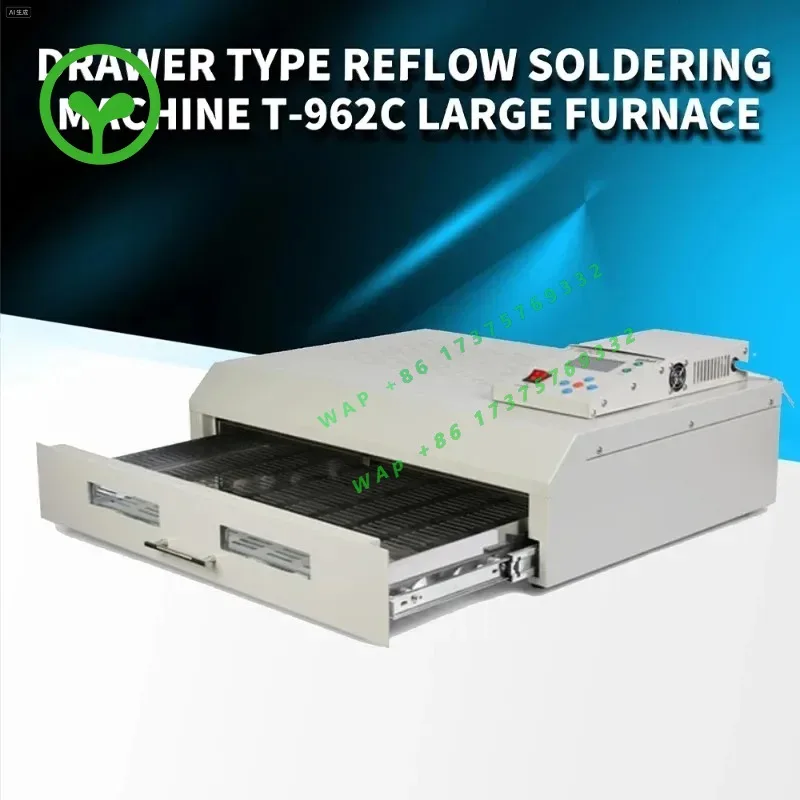 【2026】New Version Orignal PUHUI T-962C IC Heater Soldering Station T962C Reflow Oven BGA SMD SMT Rework Station T 962C