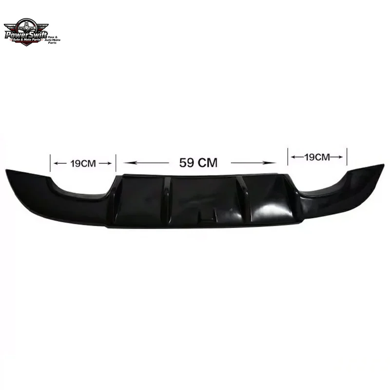 

Suitable for Golf 6 08-12 Modified GTI Lip Double Four out Rear Flow Deflector Spoiler