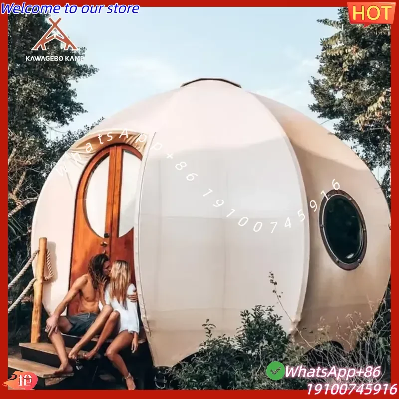2026Hot Kawagebo Kamp (KK) 750G PVDF Cover Waterproof Outdoor Glamping Hotel Retort Campground House Tent