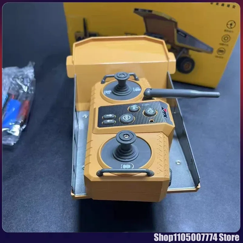 20CM RC ダンプトラック ライトサウンド付きリモコン鉱山トラック 子供用教育建設車両おもちゃギフト