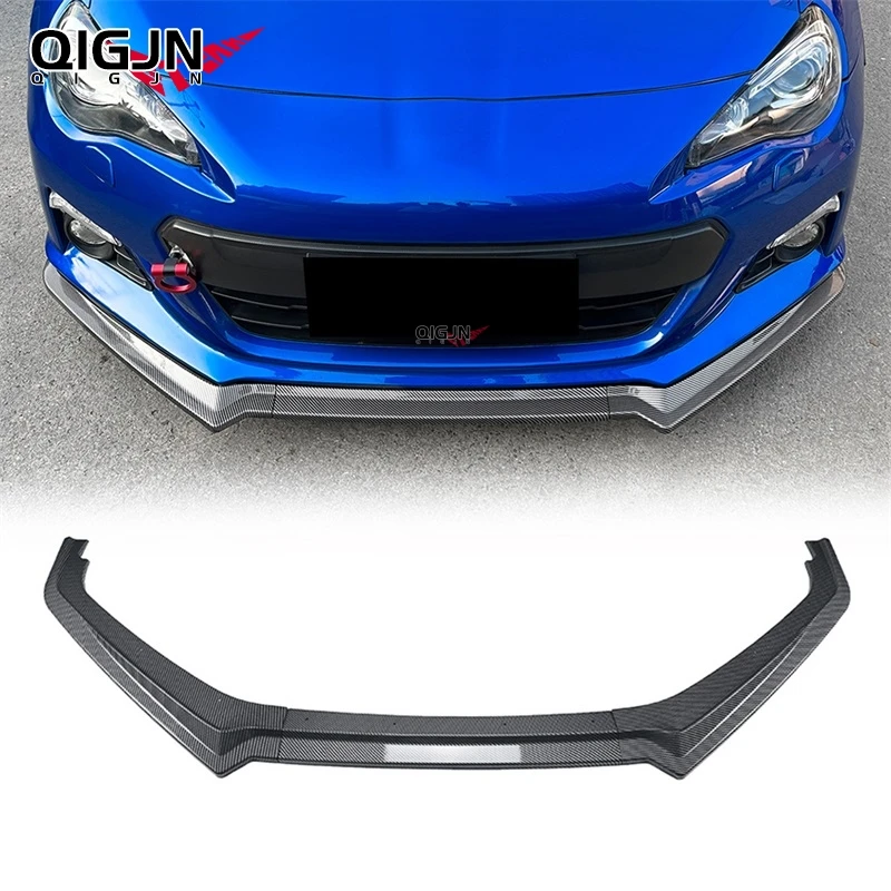 

For Subaru BRZ 2013-2016 3Pcs Car Front Bumper Lip Splitter Diffuser Spoiler Body Kits