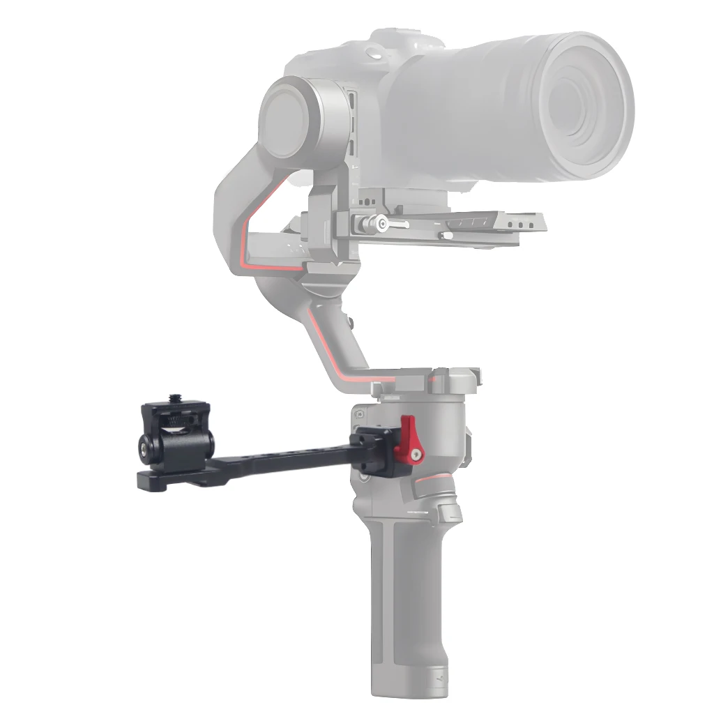 RS3 Gimbal دعامة تثبيت مشبك تمديد بار حامل مراقب الحذاء البارد 1/4 "3/8" جبل ل DJI Ronin RS2 RSC2 مقبض مثبت حامل