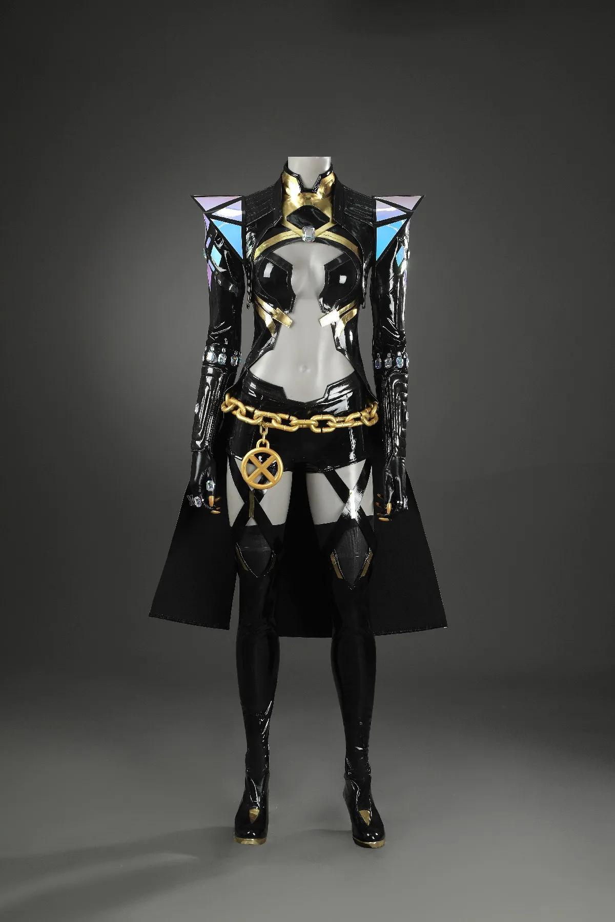 

Emma Frost Cosplay Costume Rivals Woman White Fantasia Black Halloween Carnival Party Outfits