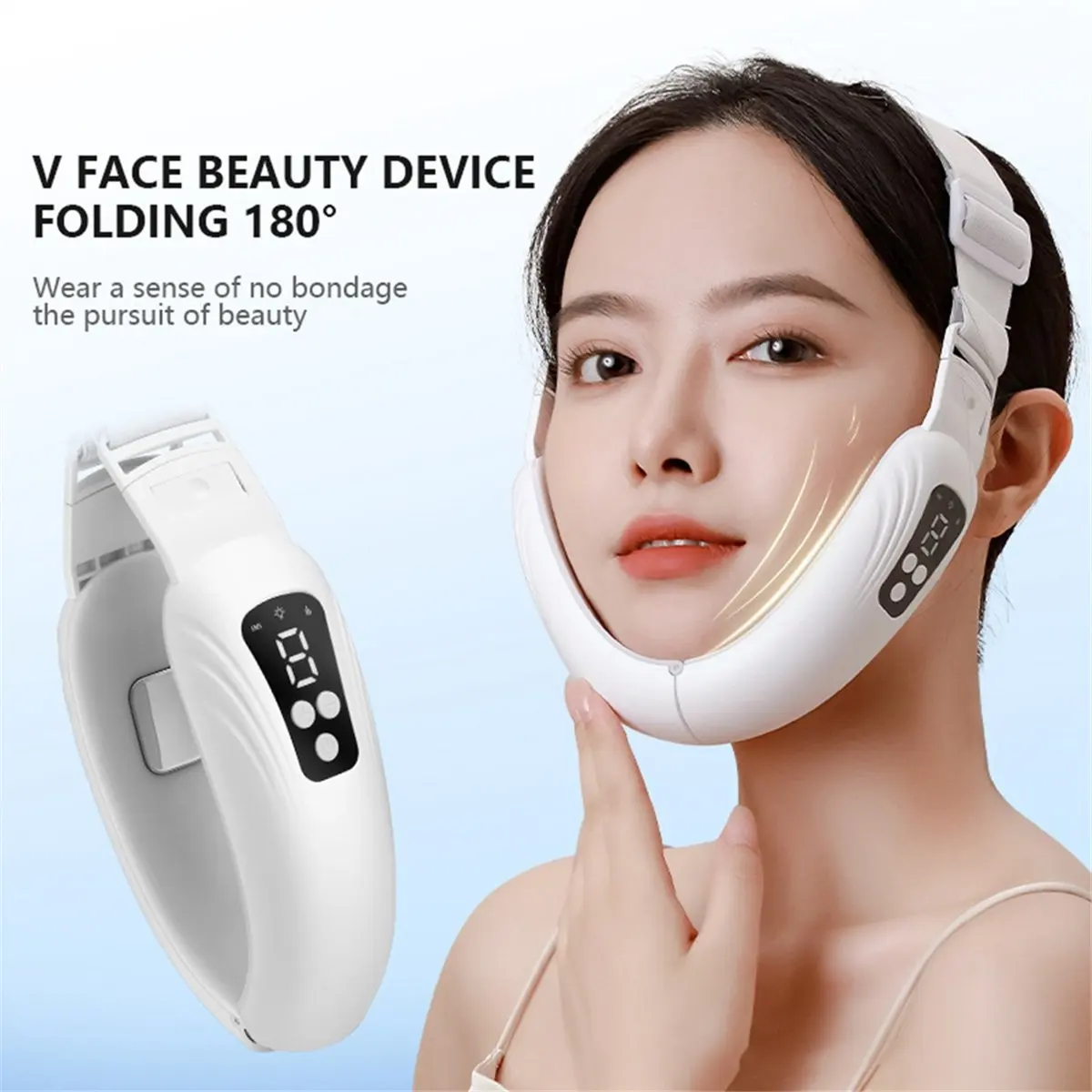 Skin Care EMS Electric Facial Massager Face Slimming Machine V Shaper Chin Cheek Lifting Firming Equipment Beauty Tool