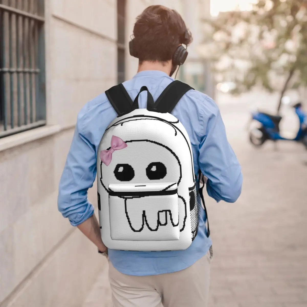 TBH Autism Creature Meme Yippee Student Backpack School Bag Hiking Travel Daypack for Men Women Bookbag Shoulder Bags