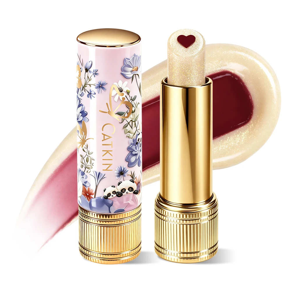 CATKIN Whiffle Dance Getönter Lippenbalsam Fester Lipgloss Feuchtigkeitsspendender Wasseriger Farbiger Jelly Love Langanhaltend