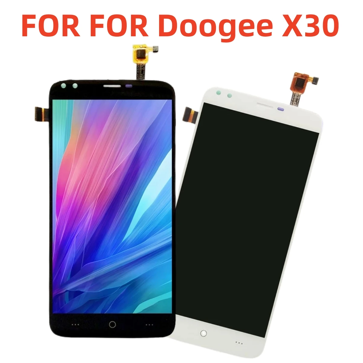 Doogee X30 LCD 디스플레이 + 터치 스크린 센서 디지타이저 어셈블리, Doogee X30 전면 디스플레이 패널 유리 전체 LCD 교체용