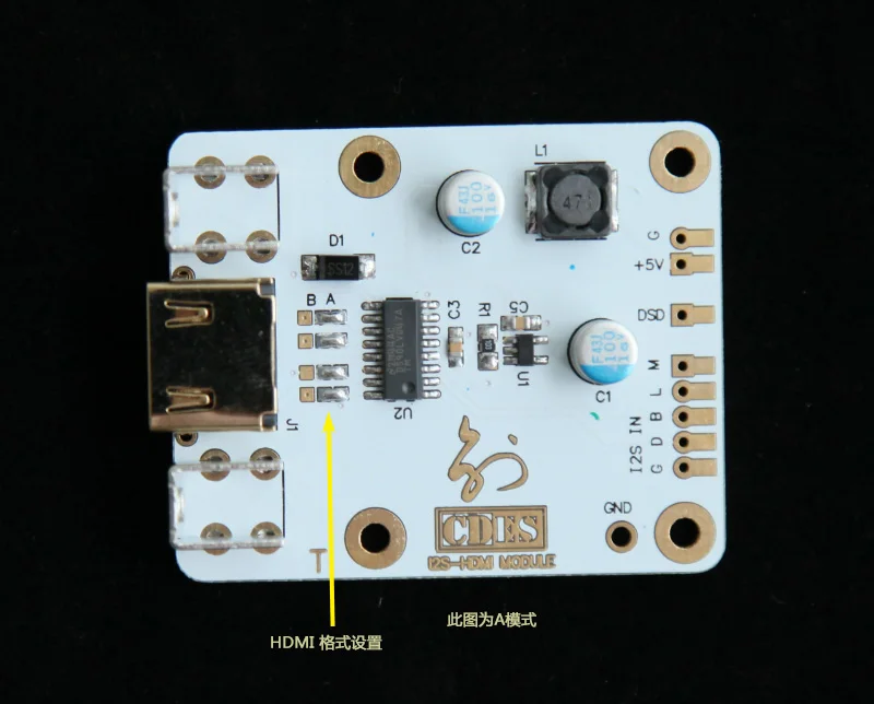 Модуль I2S-HDMI IIS I2S HDMI