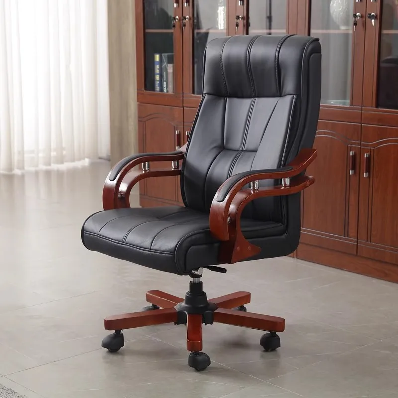 Boss chair office chair simple reclining study dormitory swivel chair computer home backrest rotating lift seat