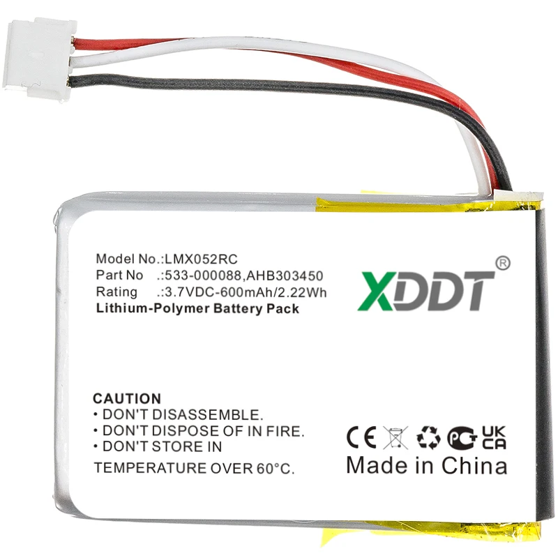 Replacement Mouse Battery For Logitech MX Master 2 3 2s MX Anywhere 2 2S MX ERGO M-RO052 910-004374 533-000120 533-000121 600mAh