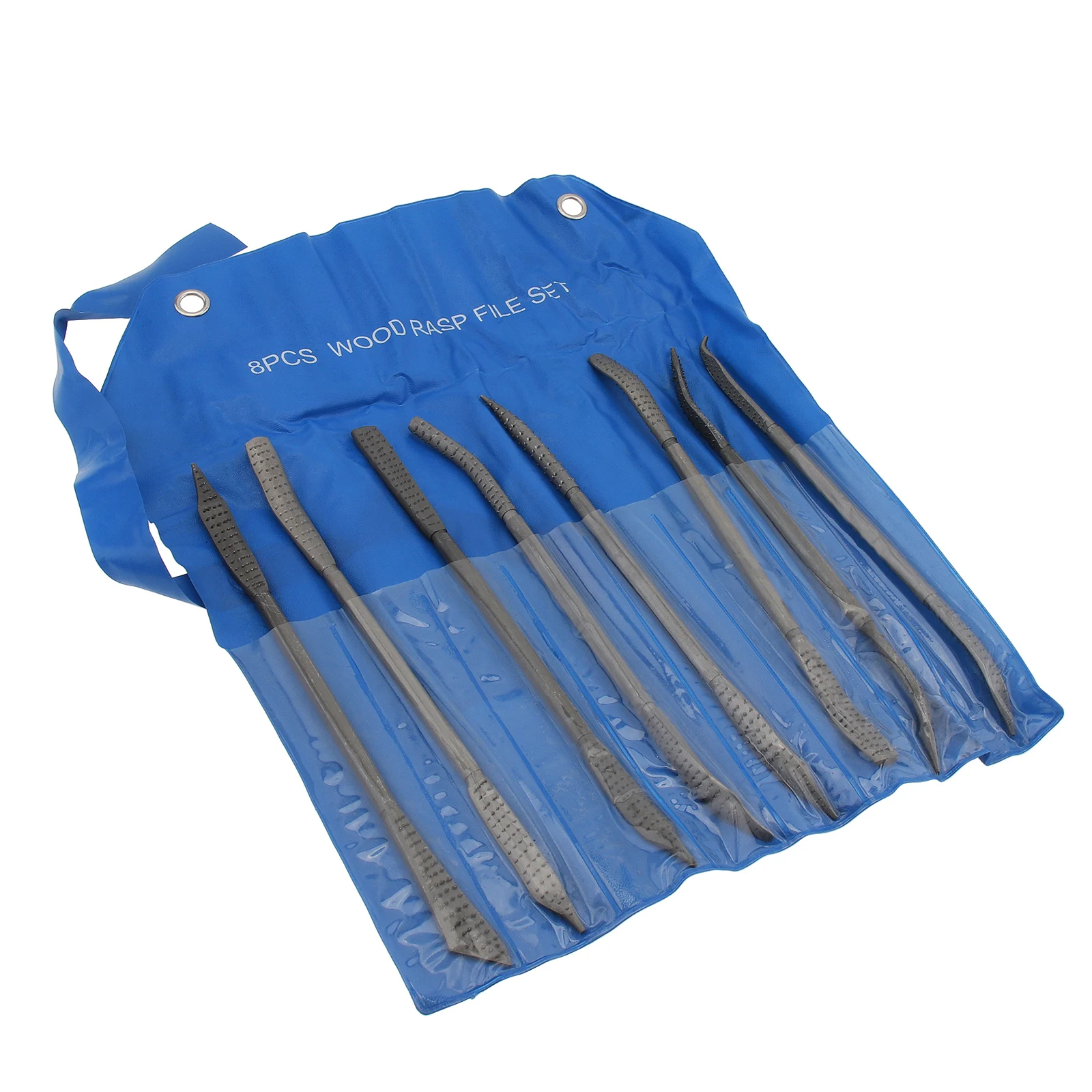 8pcs Made of Alloy Steel Woodworking Special Shaped File Double Head Woodworking File Set for Woodworking Grinding