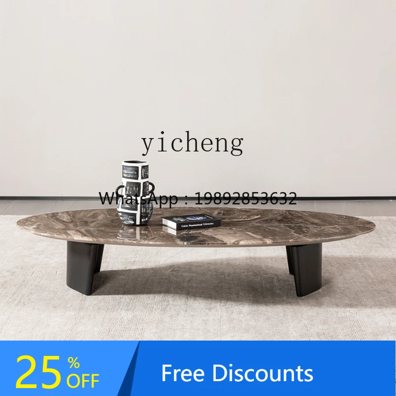 

X6 Natural Marble Luxury Stone Endtable Designer High-End Home Small Apartment
