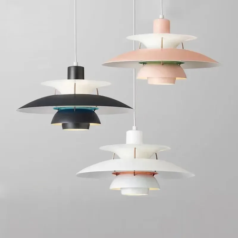 

Danish Design Pendant Light High Quality Umbrella Loui Led Hanging Lamp Live Room Paulsen Lustre Kitchen 5 Lampa Droplight