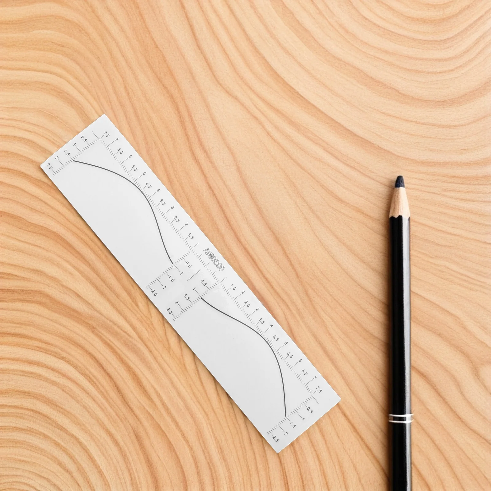 

100 Pcs Tattoo Eyebrow Ruler Stencil Stickers Suite Guide Pvc Tape Mapping Tool Kit