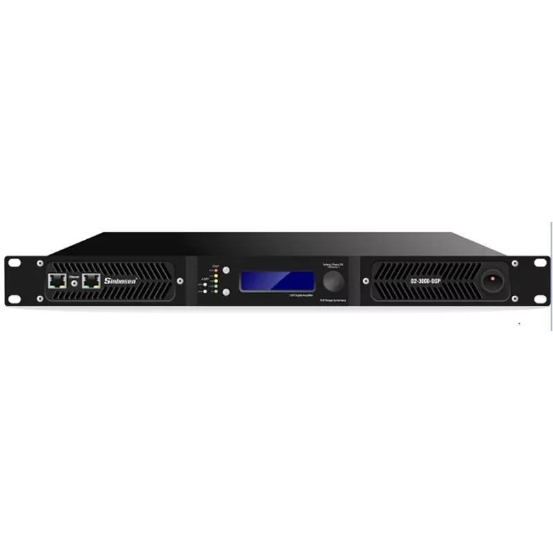 

D2-4200 digital 2 channel 4200 watts 1u class d power dsp amplifier professional