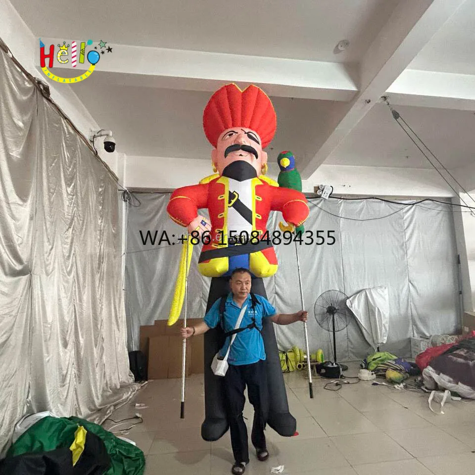 Inflatable Movie Cartoon Character Festival Show Outdoor Cruise Pirate Inflatable Costume