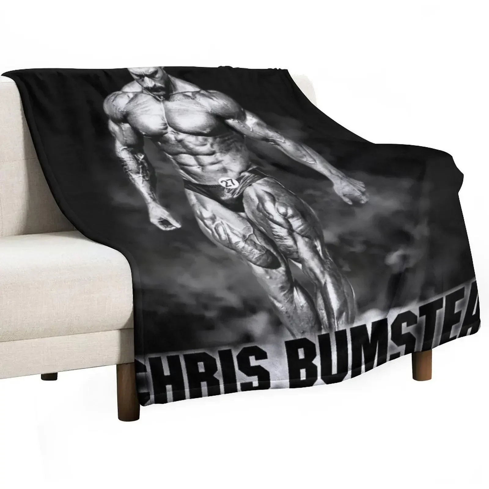 Chris Bumstead CBum Bodybuilder Throw Blanket Tourist Bed Fashionable for winter Blankets