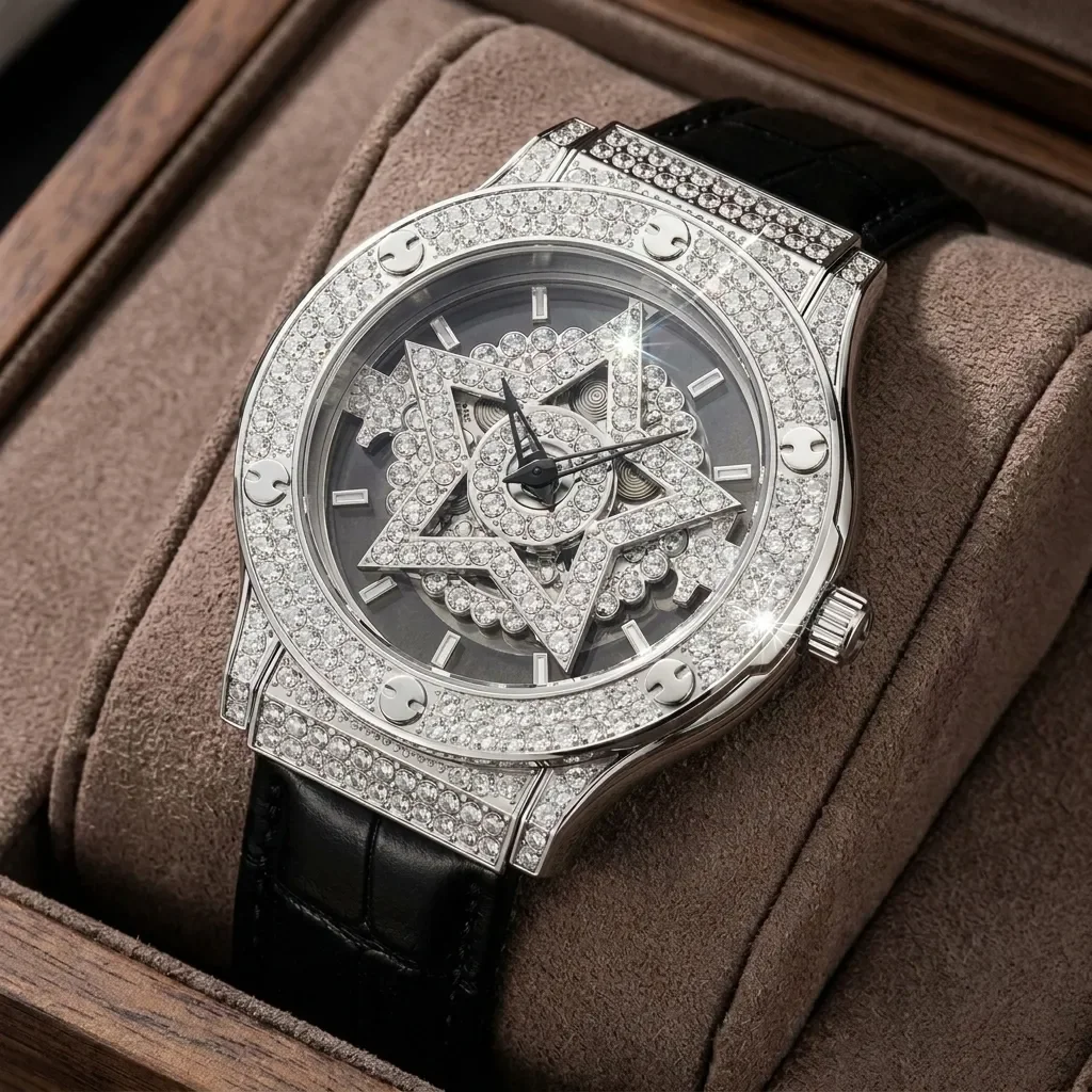 Ladies' fashion watch, three-dimensional star dial, decorative watch for multiple occasions