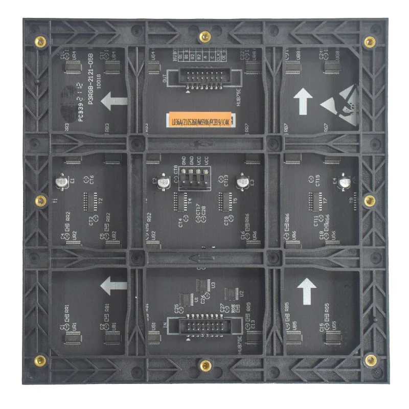 Modulo Display LED a colori per interni P3 64x64 Dot Matrix 192mm * 192mm, modulo pannello LED SMD RGB P3