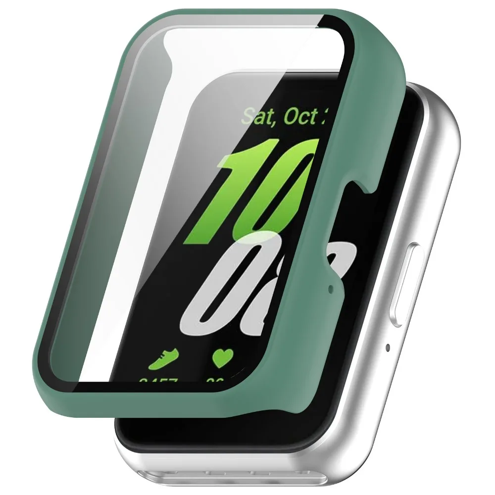 Case+Glass for Samsung Galaxy Fit 3 All-around Anti-scratch Pc Bumper Screen Protector Cover for Samsung Galaxy Fit3 Accessories image 4