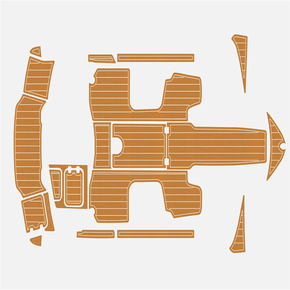 

2013 CHAPARRAL H20 cockpit Swim Platform Pads 1/4" 6mm EVA Teak floor