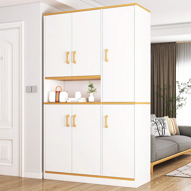 Premium Shoe cabinet household door door entry simple modern large-capacity integrated partition storage