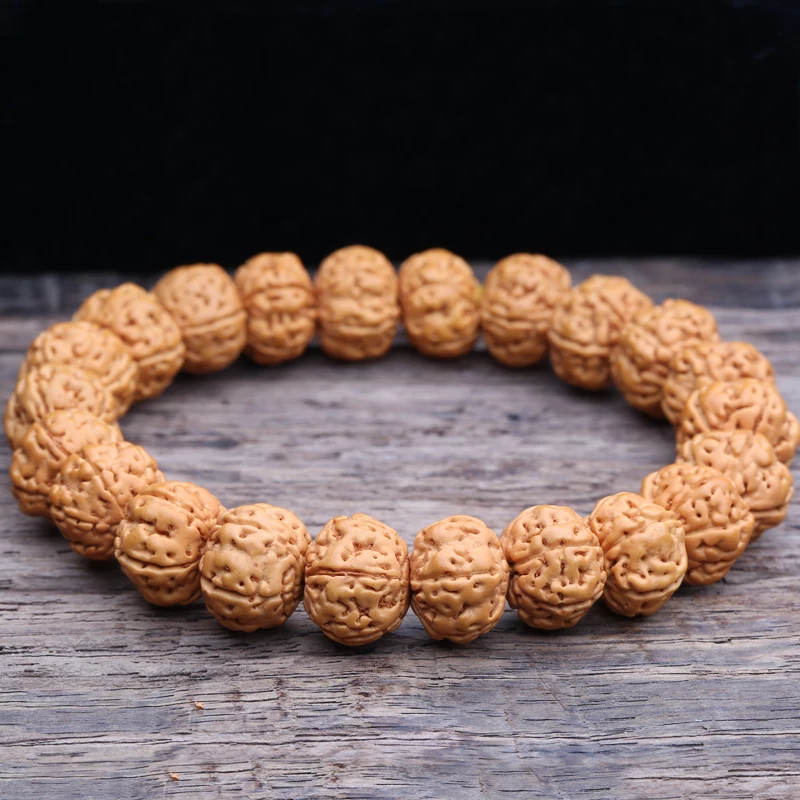 Natural Rudrakhsa Beaded Bracelet Vajra Bodhi