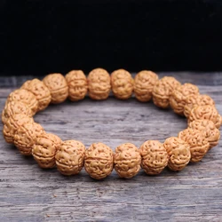 Natural Rudrakhsa Beaded Bracelet Vajra Bodhi