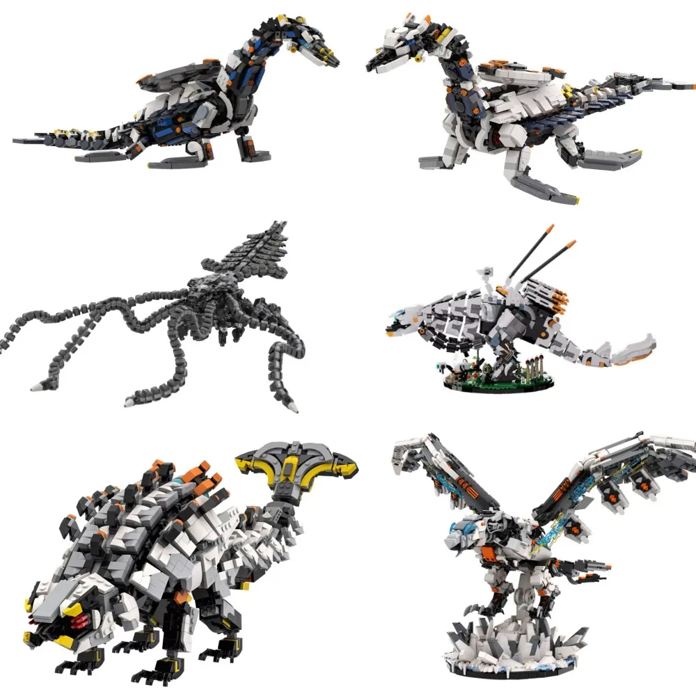 

MOC Horizons Game Apexs Tiderippers Building Blocks Model Storm Birds Thunders Bricks diy Assembled Toy Children Gift
