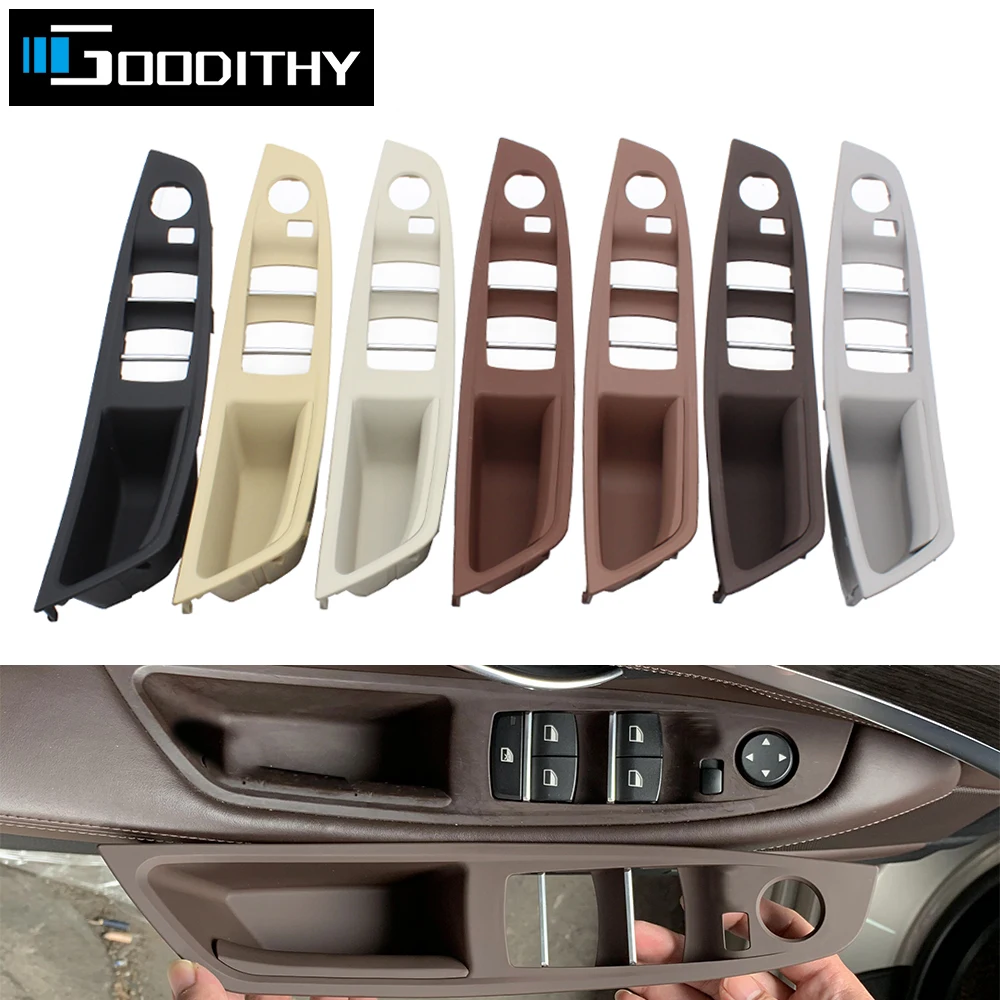 LHD RHD Interior Door Pull Handle Armrest Panel Trim No Mirror Folding Button for BMW 5 Series F10 F11 F18 520 523 525 528 530