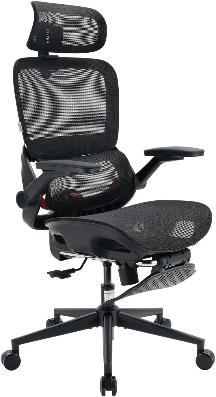 SIHOO B100 PRO Ergonomic Office Chair with Footrest, Mesh Office Chair with Adaptive Lumbar Support, Computer Chair with Wide He