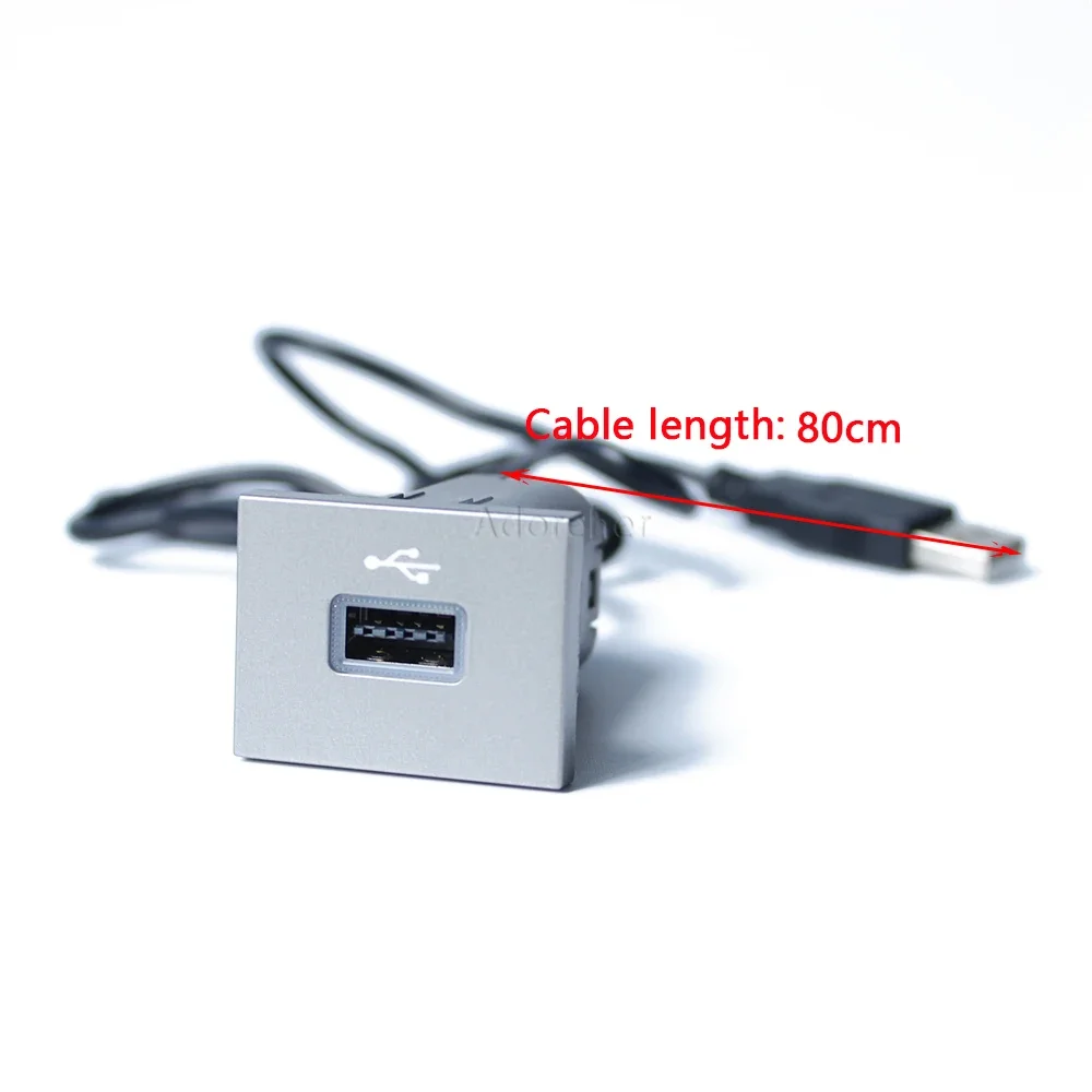 1PC  Car USB Input Adapter Audio Radio u-disk flash Socket Interface For Ford Focus 2 Mk2 2009-2011