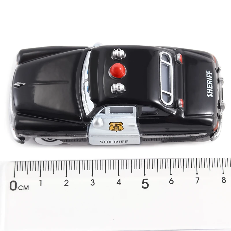 Voitures Disney Pixar Racing 3, figurines de dessin animé, shérif, foudre McQueen Mater, modèle de voiture en alliage métallique, jouets pour enfants, cadeaux pour enfants