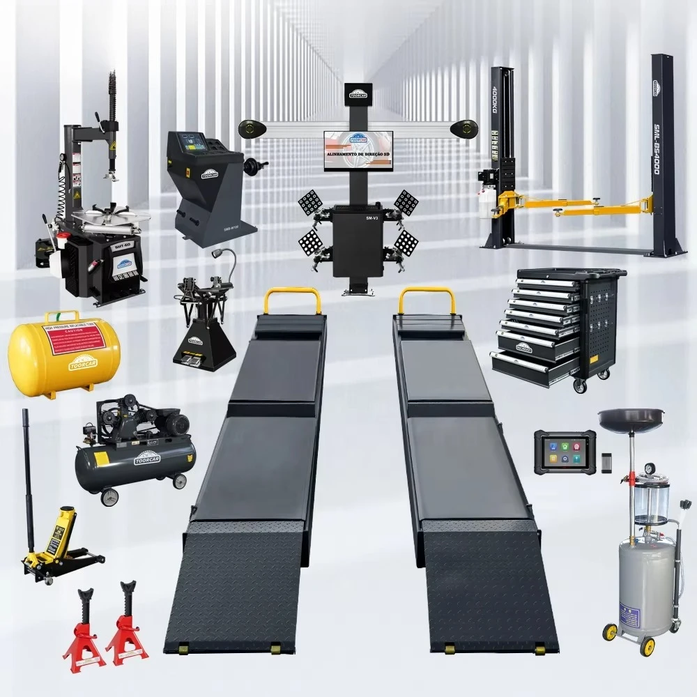 Complete Vehicle Equipment Car Garage Machines Wheel Alignment One Station Auto Service Machines and Tools