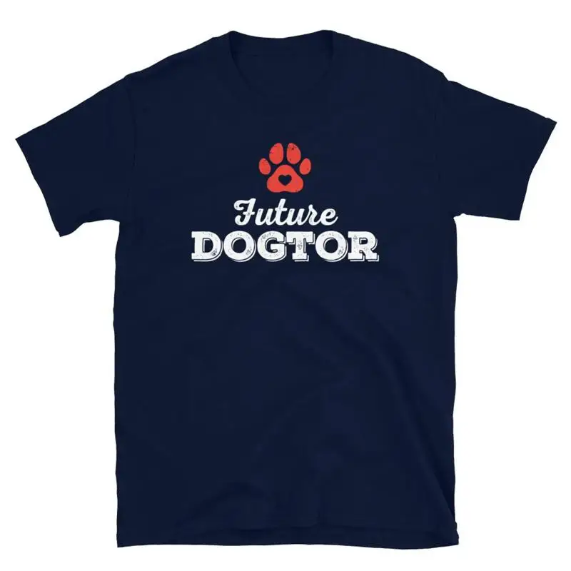 Future Dogtor Vet Student Veterinarian Dog Lover Short Sleeve Unisex T Shirt