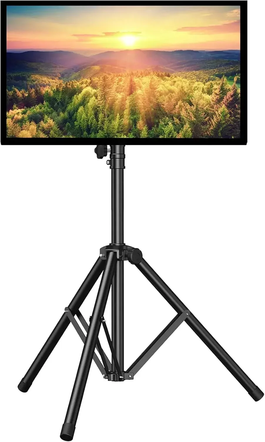 

Portable Outdoor Tripod Stand For 23 To 70 Inch Flat Screen Tvs With Adjustable Height 360 Degree Swivel And Up To 88 Lbs Load C