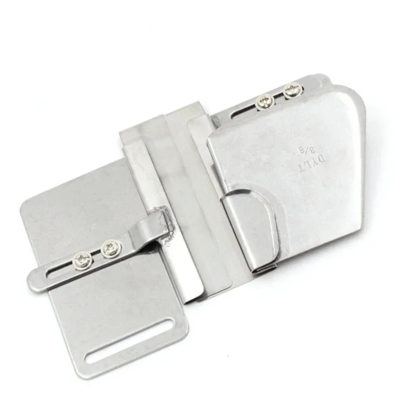 Industrial Sewing Machine Zipper Fixed Gauge Presser Foot  Attachment for Computer-Controlled Synchronous Lockstitch Machines