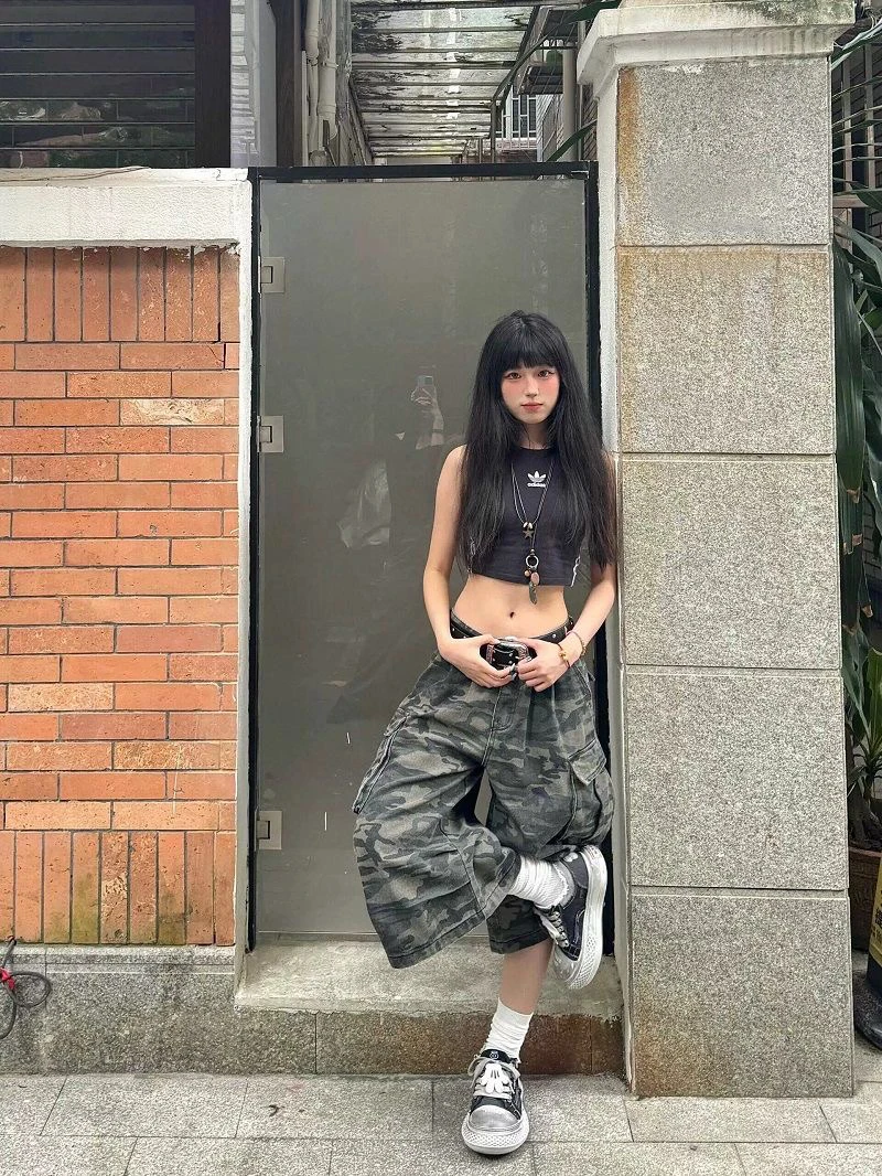 السراويل البضائع النسائية البني الداكن الخريف القطن كبيرة الحجم الحد الأدنى للتنقل الحضري المضادة للتجاعيد مريحة للشباب المهنية