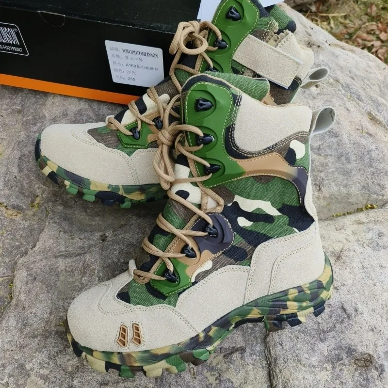 

2025 New Winter Climbing Shoes Men Designer Hiking Shoes For Mens Comfortable Outdoor Boots Man Sport Mountain Shoes