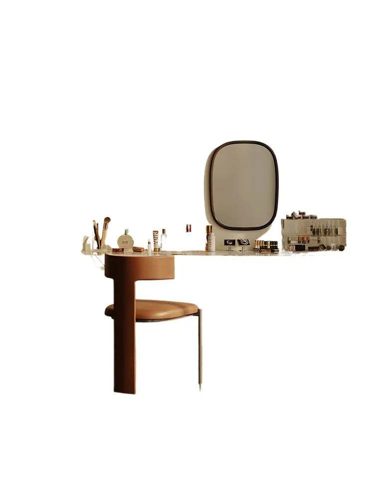 

New Italian designer marble dressing table villa bedroom minimalist desk