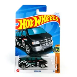 2024-248 Hot Wheels Cars DODGE VAN 1/64 Metal Die-cast Model Toy Vehicles