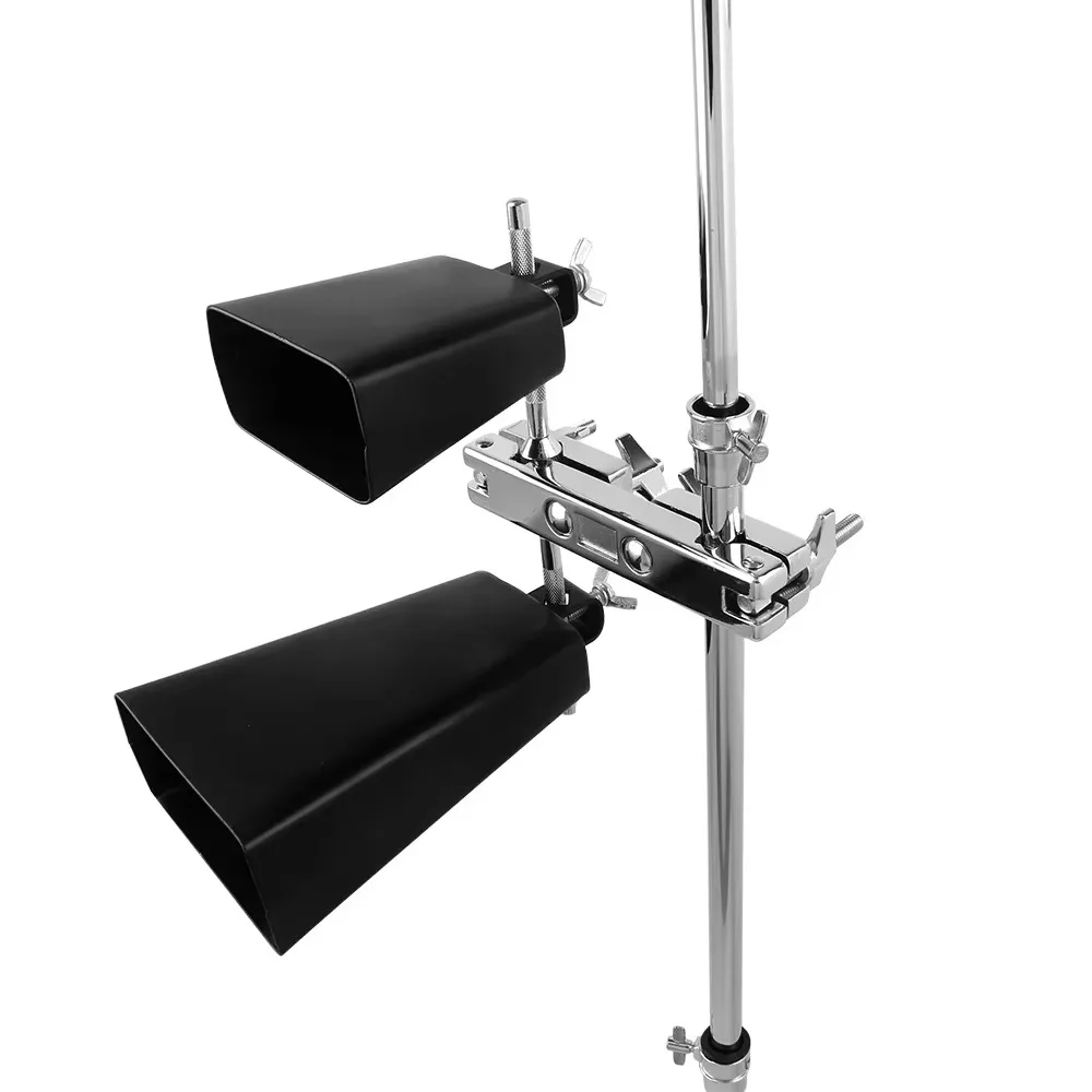 SLADE 4/5/6/7/8 Inch Cowbell Metal Steel Jazz Cowbell Cattle Bell Drum with Drumsticks Percussion Instrument Accessories