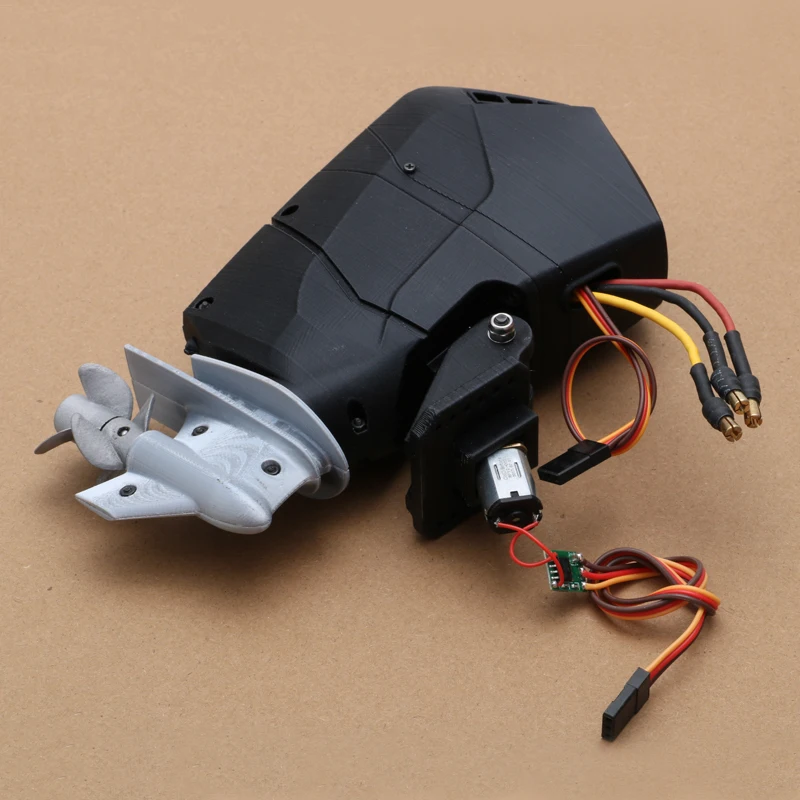 1PCS RC Boat Outboard Motor with Contra-rotating Propellers 2217 Brushless Motors 3S Tail Hanging Engine for DIY Ship Model