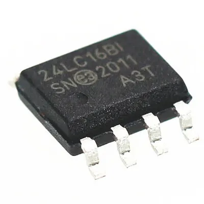 5-100pcs  24LC16BT-I/SN 24LC16B-I/SN 24LC16B SOIC8 EEPROM 16KBIT SERIAL 400KHZ 100%New And Original