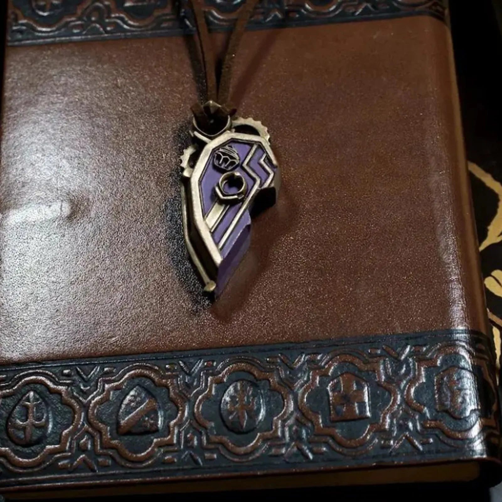 Mulheres homens arcano jinx vi casal colar quebra-cabeça adereços jogo lol tv 2 cosplay disfarce role play festa presentes acessórios