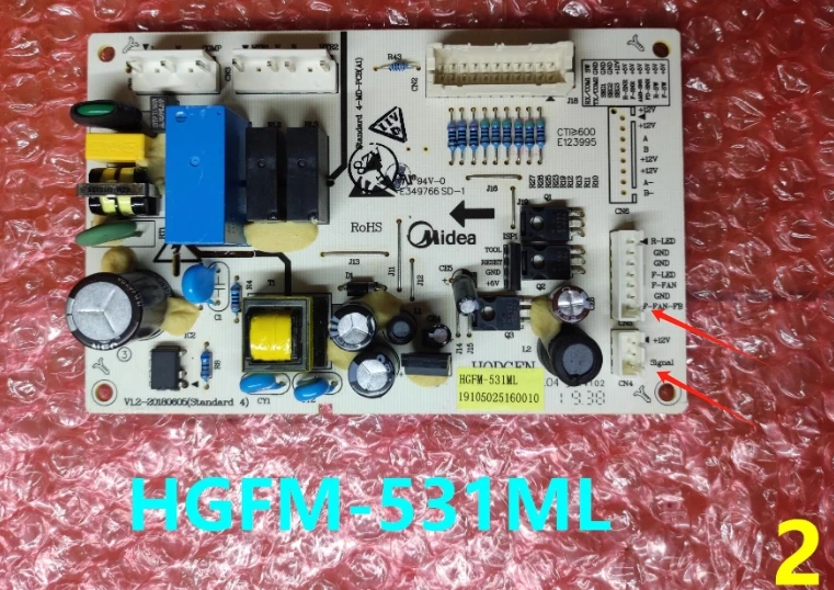New Midea refrigerator board  V1.2-20180605 AR-BCD170WE-PR 17131000012809 UR-BCD296WE-SQ 17131000008142 HGFM-531ML 531ME