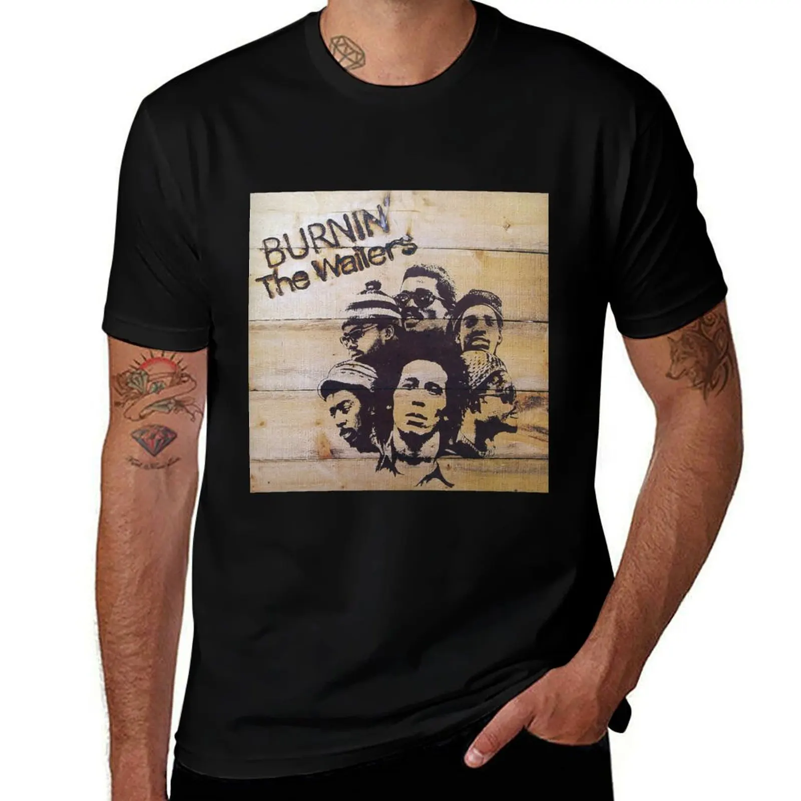 The Wailers burnin T-Shirt Plus Size Outdoor Casual Top T-Shirt